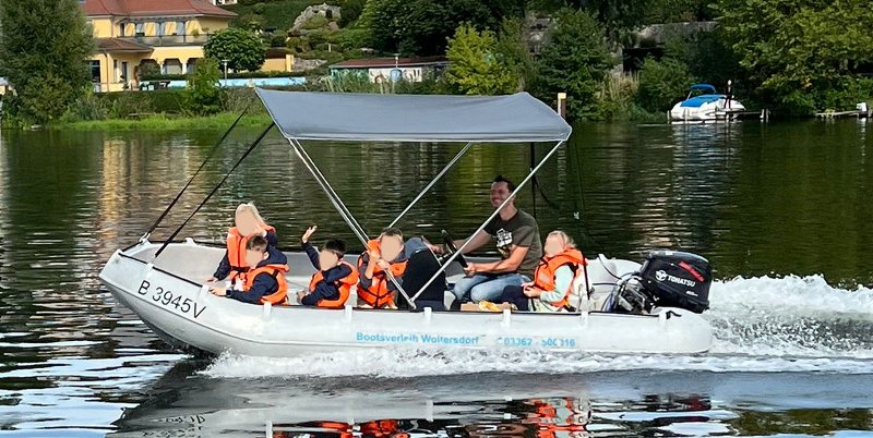 Motorboot Whaly 435, 15 PS, führerscheinfrei