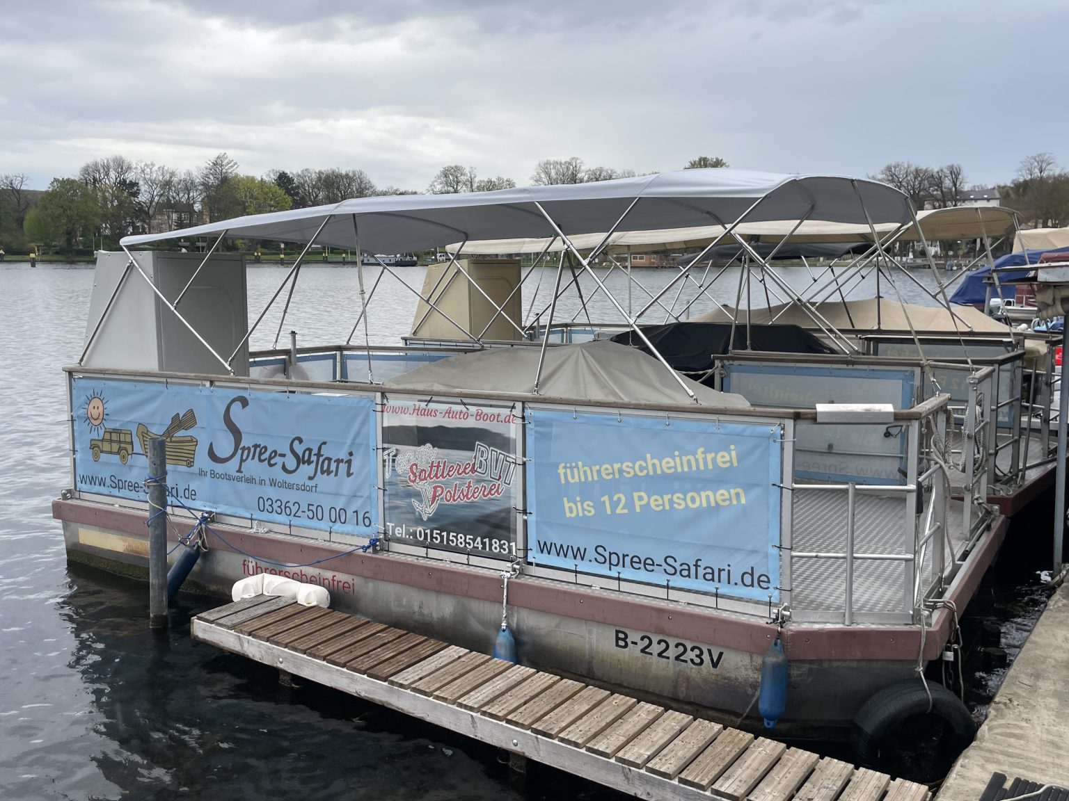 Floßboot Nr.1 (Rollstuhlgerecht & Campingtoilette)