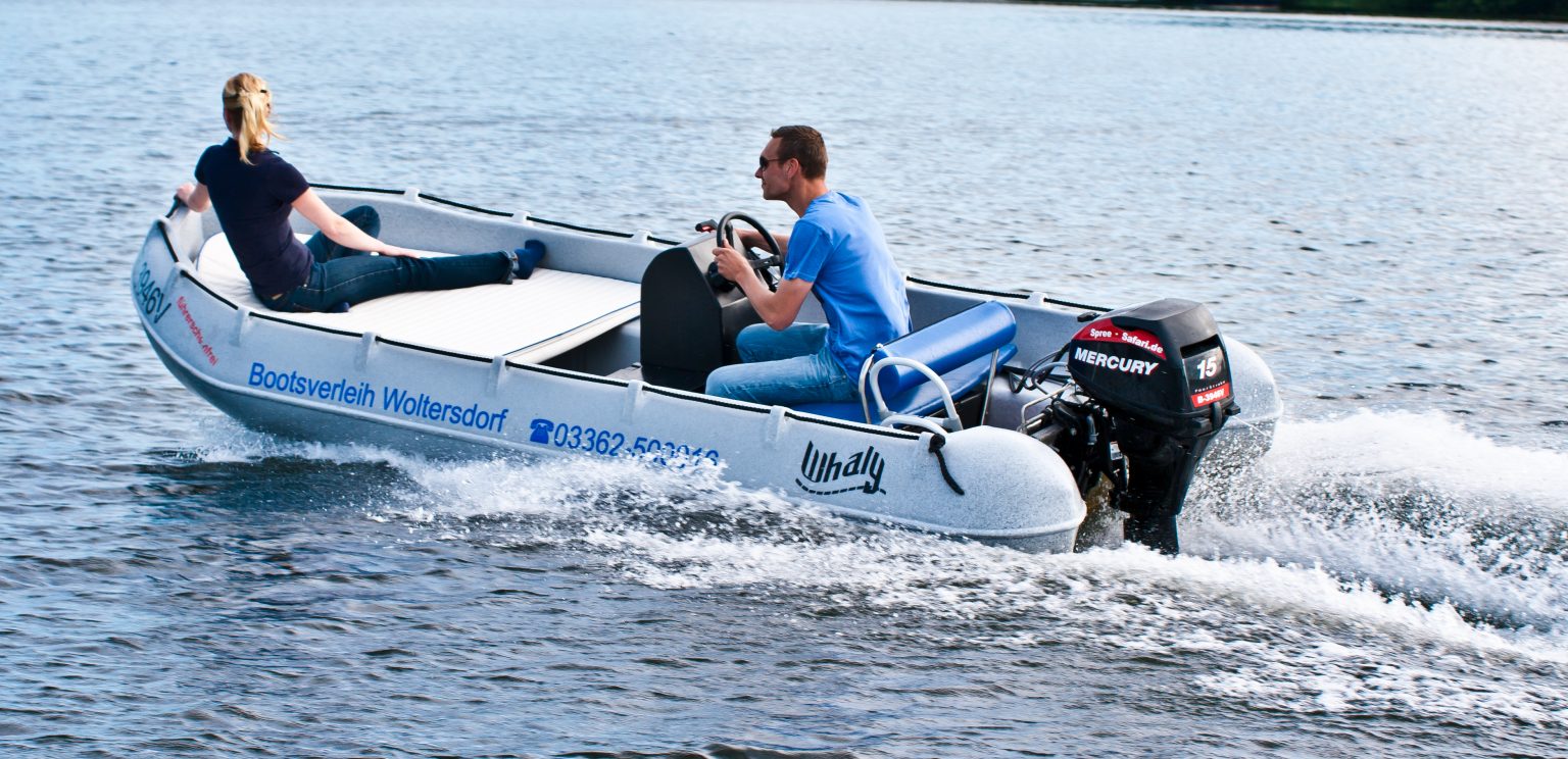 Motorboot Whaly 435, 15 PS, führerscheinfrei